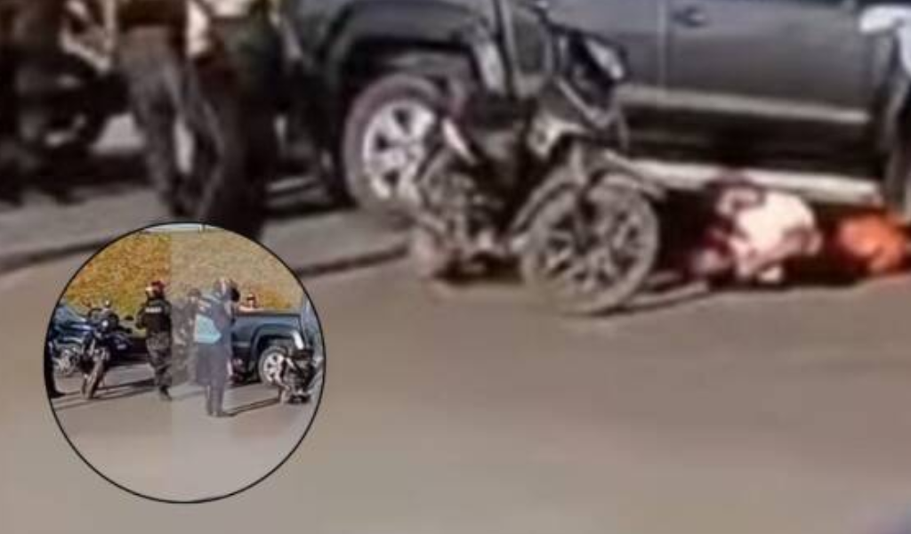 Otro fuerte siniestro vial  en la rotonda que une la circunvalación Oeste con San Lorenzo Chico: "No frenan y no respetan el paso"