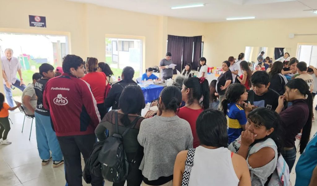 Más de 200 vecinos participaron de la jornada “Tu salud primero” en barrio Santa Cecilia