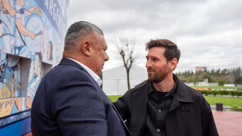 Messi respaldó al Chiqui Tapia luego de que Bullrich lo acusara de querer voltear al Gobierno