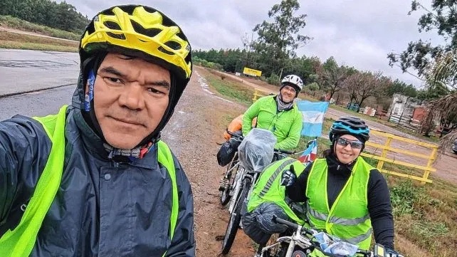 Son 1400 km: Unen Concordia y Salta en bicicleta para su encuentro con el Señor y la Virgen del Milagro