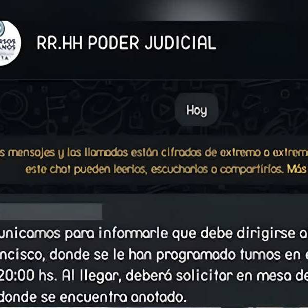 Nueva modalidad de estafa en Salta: Ofrecían falsos empleos en el Poder Judicial a través de redes sociales