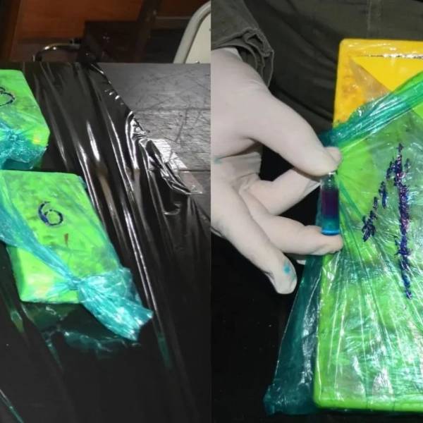 Efectivos de Gendarmería hallaron una mochila con más de seis kilos de cocaína que flotaba a orillas del Río Bermejo