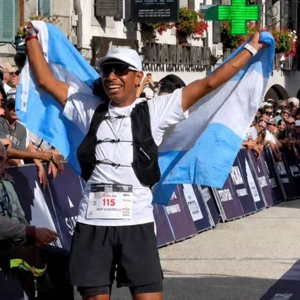 El atleta salteño Santos Rueda  hizo historia de nuevo: Terminó entre los 20 mejores del Ultra Traing Mont Blanc en Europa