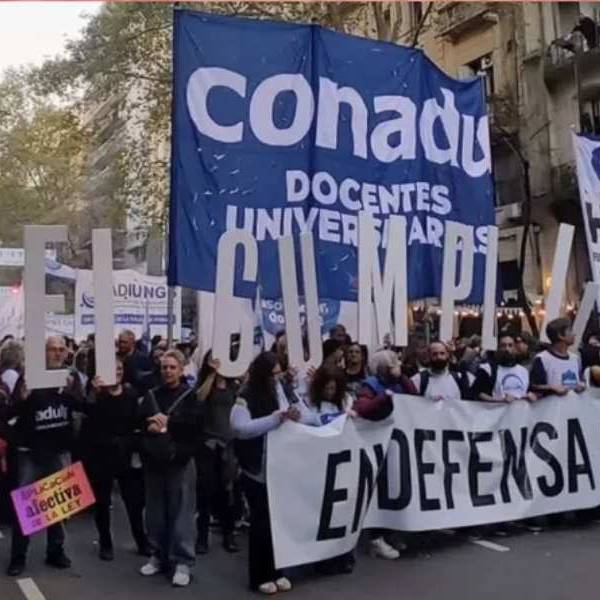 Paro universitario nacional: docentes confirman una medida de fuerza por 48 horas en todo el país