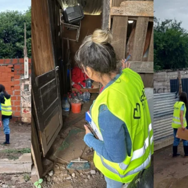 Después de la lluvia el Municipio sigue asistiendo a familias de los barrios San Justo II, III, IV, La Laguna y Floresta Alta