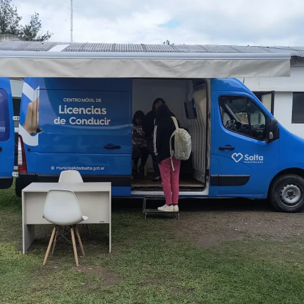 Entre el lunes 6 y el jueves 9 el Movil de Licencias estará en la Delegación San Luis, B° 20 de Febrero, CIC de Constitución y SUM de Sanidad