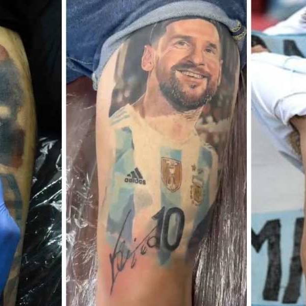 En Salta explota la fiebre de los tatuajes por la selección Argentina: 