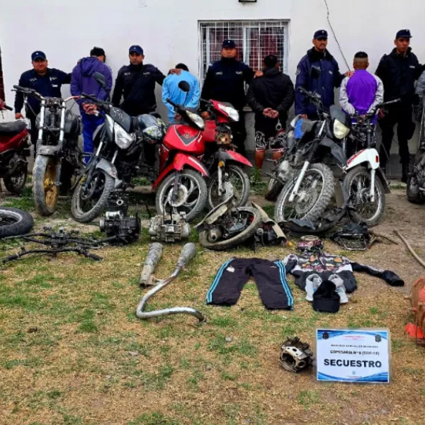 Desarticularon una banda de motochorros en la ciudad de Salta: Allanaron casas en barrios Solidaridad, Primera Junta, La Paz, San Justo y Santa Mónica