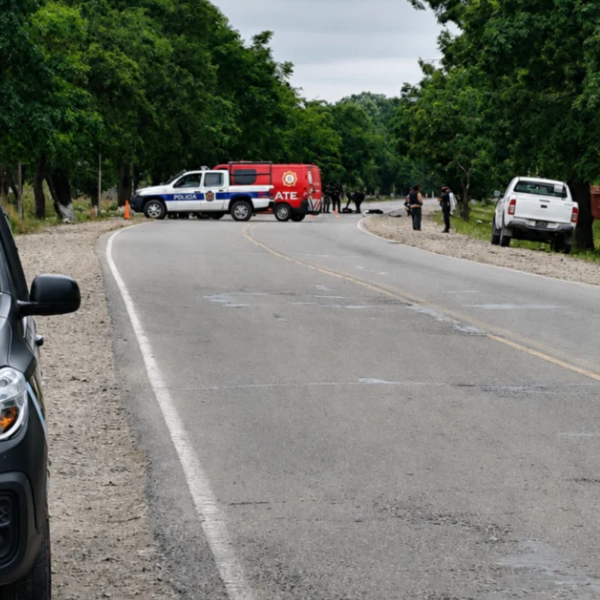 Una camioneta embistió una moto y un joven perdió la vida en la ruta que une El Bordo con Campo Santo