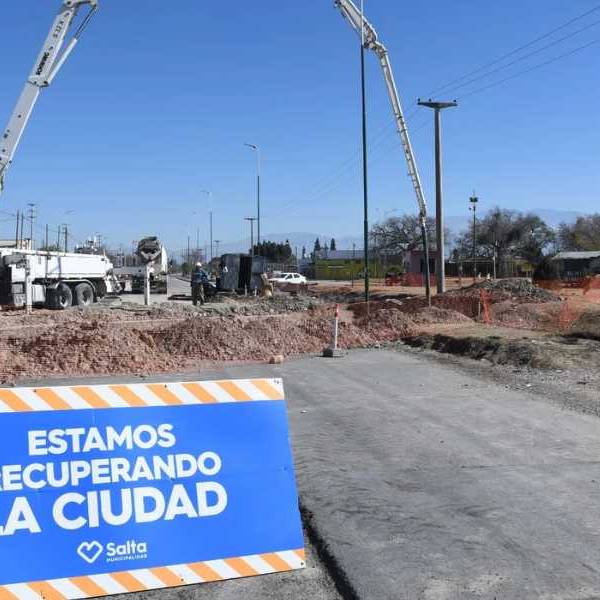 Avanzan las obras en Av. Ex Combatientes de Malvinas: Se pide a los conductores respetar las señales por cortes y desvíos