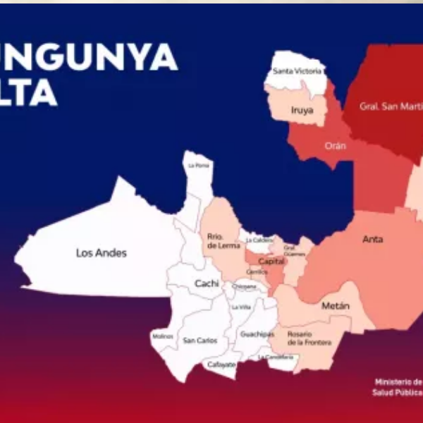 Salud Pública confirma 1632 casos de Chikungunya en Salta y refuerza la vigilancia epidemiológica