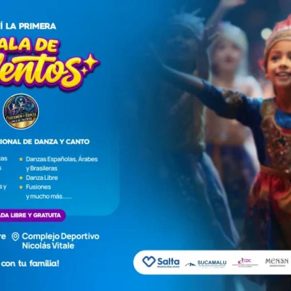¡Que empiece el show! Este domingo llega la 1° Gala de Talentos al Complejo Deportivo Nicolás Vitale