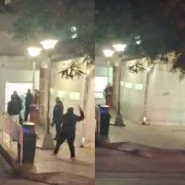 El robo de una moto desencadenó una violenta pelea entre dos grupos en la puerta de la guardia del San Bernardo