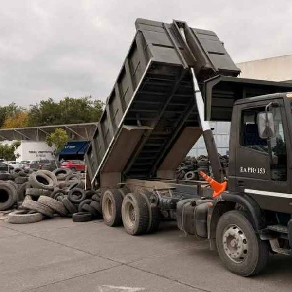 Se superaron las 2.000 toneladas de neumáticos fuera de uso