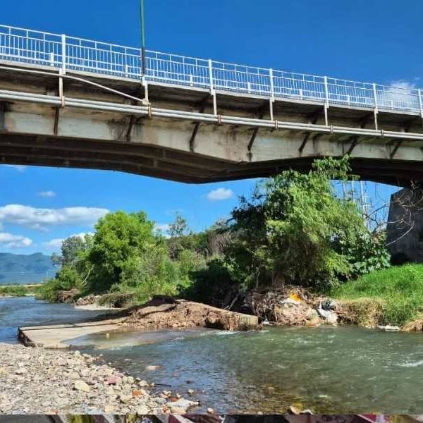 Clausuran el puente de Santa Lucía para analizar riesgos estructurales