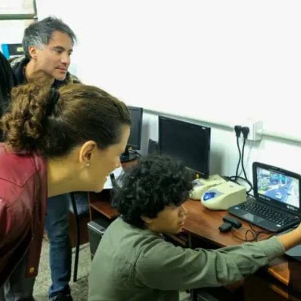 Estudiantes de la escuela Técnica 