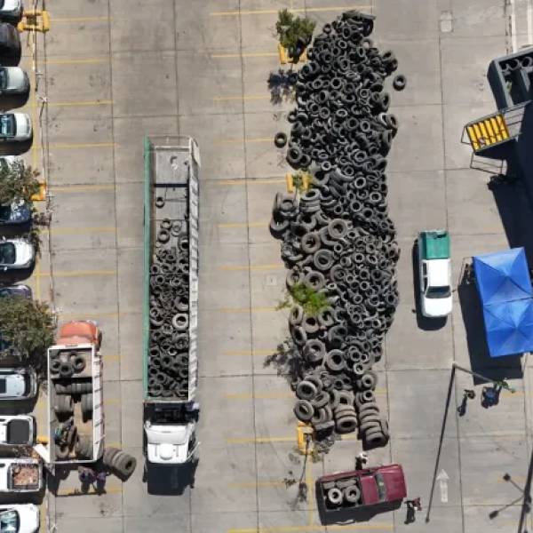 Con el Neumatón el municipio logró recolectar 2.200 toneladas de neumatícos en desuso para reciclar