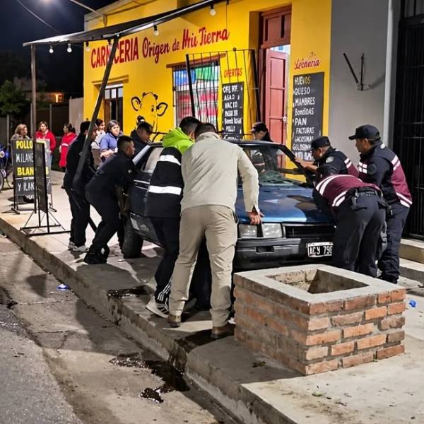Terrible siniestro vial en Cerrillos: 13 personas resultaron lesionados entre ellos 4 niños