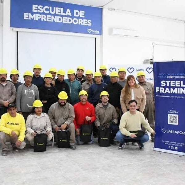 Escuela de Emprendedores: salteños sumaron herramientas para trabajar en construcción en seco