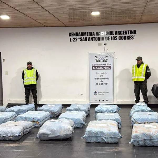 En San Antonio de los Cobres gendarmería incautó 361 kg de marihuana