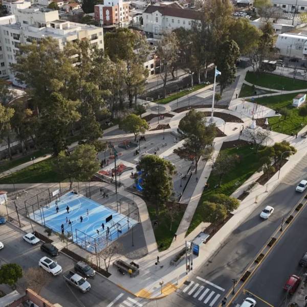 Plaza Evita renovada: Culminaron las obras y ya se disfruta a pleno