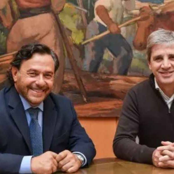 Sáenz se reunió con Caputo para regularizar el envío de fondos para obras clave y le pidió garantías para el abastecimiento de gas