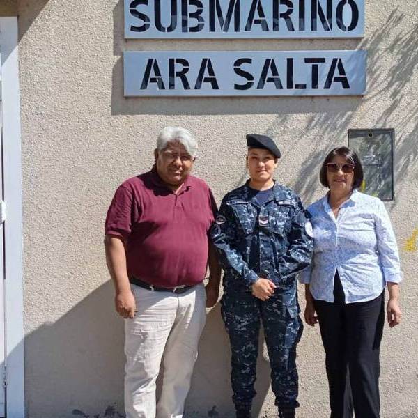 Personal del submarino ARA “Salta” visitó su escuela apadrinada
