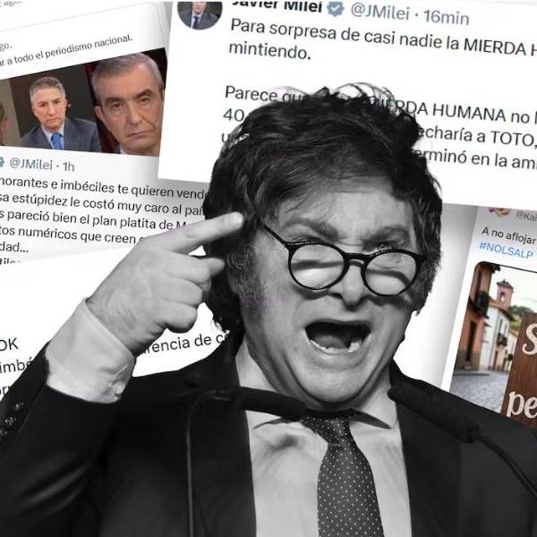 Reporteros Sin Fronteras afirmó que  Milei difunde más de 35 publicaciones diarias de odio contra periodistas y medios en X