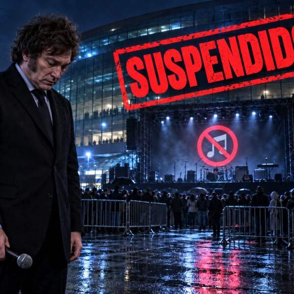 Con la inflación mayorista en 3,2%, Milei postergó el show anunciado para el Movistar Arena