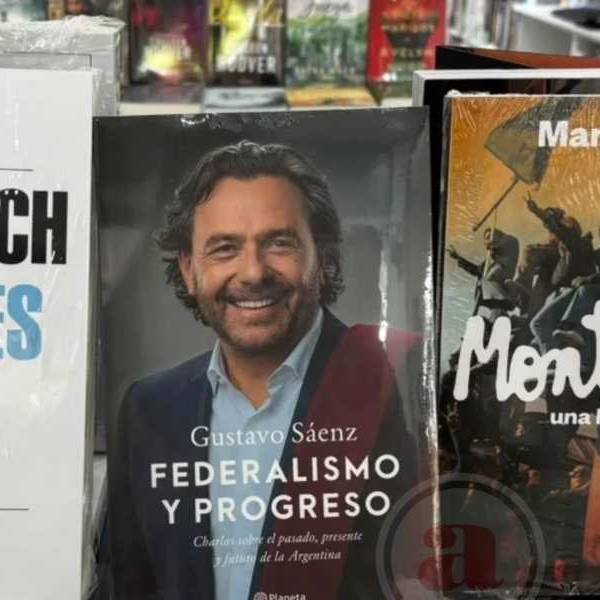 “Federalismo y progreso”: Ya se consigue el libro de Sáenz en las librerias salteñas