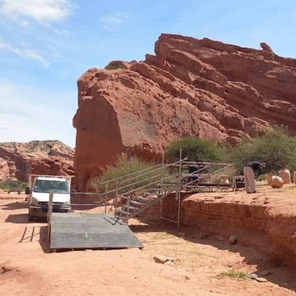 Salta: polémica en Cafayate por un casamiento en plena Quebrada de las Conchas