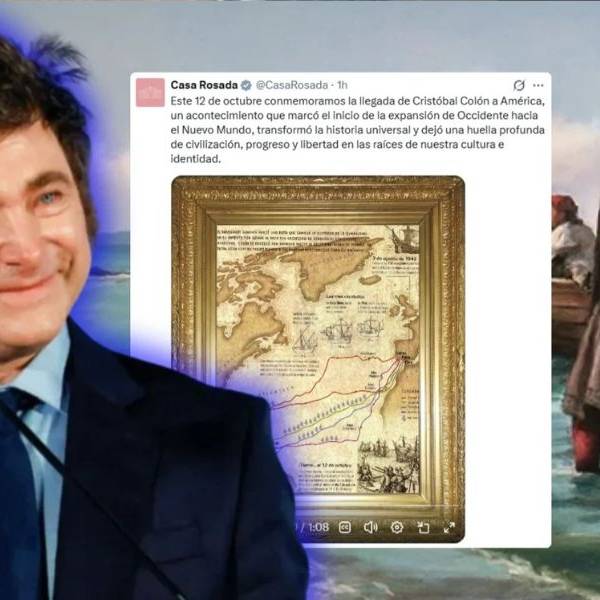 Día de la Raza: Milei vinculó la llegada de Cristóbal Colón con los valores de la civilización occidental, el progreso y la libertad.