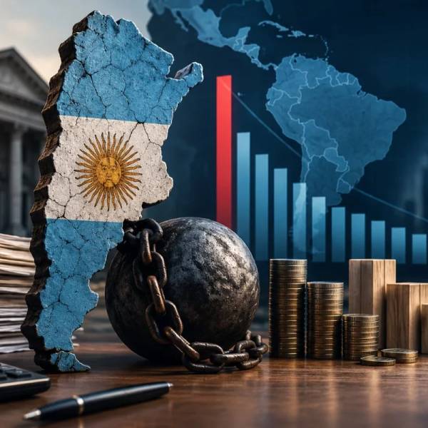 Argentina lidera la morosidad bancaria en América Latina y duplica el promedio regional