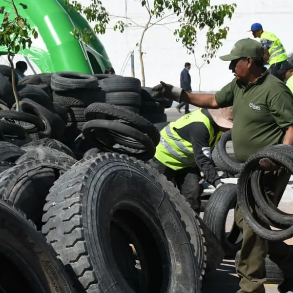Hasta la fecha se llevan recolectadas más de 1200 toneladas de neumáticos en desuso