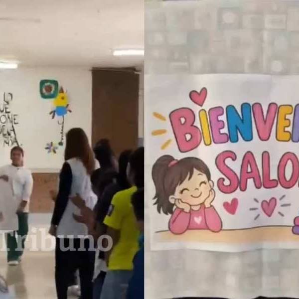Emoción en Mosconi: La conmovedora bienvenida a la niña que fue operada en el Hospital Garrahan y volvió a las aulas