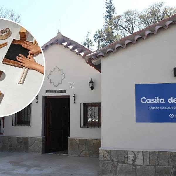 Continúa el taller de percusión con materiales reciclados en la Casita del Parque San Martín
