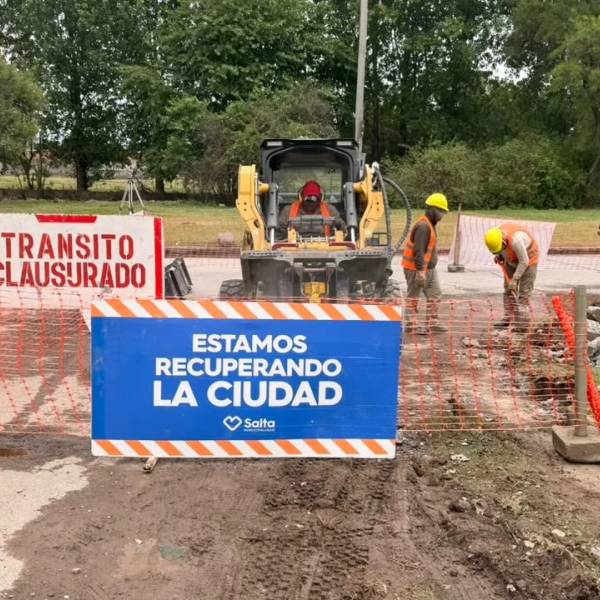 Comenzó la obra de infraestructura urbana del Plan Vial Zona Oeste y el municipio solicita a los vecinos respetar la señalizaciones