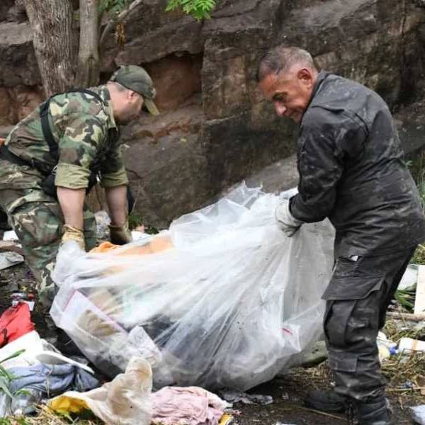 La Municipalidad realizó una nueva limpieza del cerro San Bernardo para brindar mayor seguridad