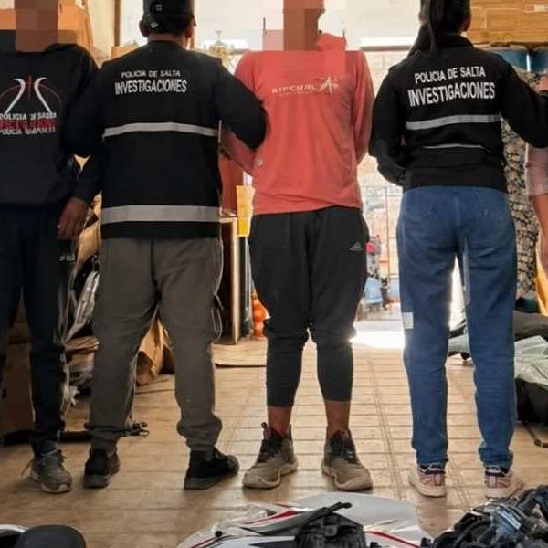 Cae en la localidad salteña de Salvador Mazza una banda que traía motos robadas desde Buenos Aires