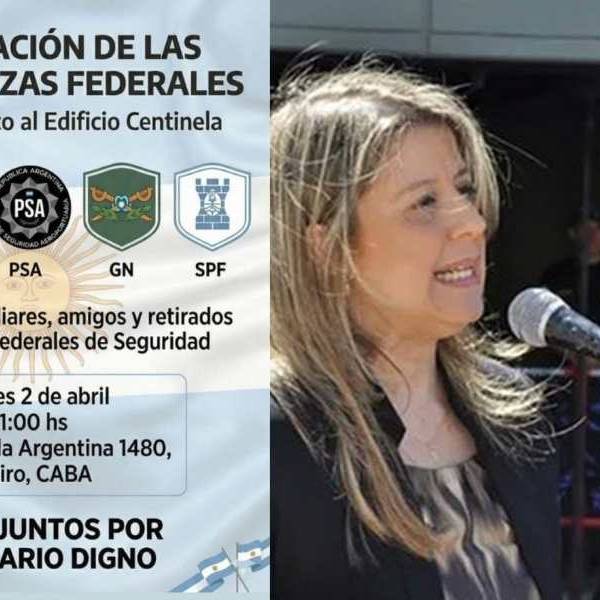 Tensión total en Seguridad: Las cinco fuerzas federales convocan a una marcha por los bajos salarios