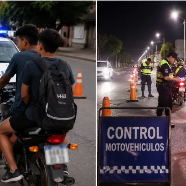 Seguridad Vial de Salta alerta que niños de 10 años van a la escuela en motocicletas