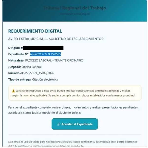 Tu seguridad digital en riesgo: Advierten por una ola de correos judiciales fraudulentos en Salta