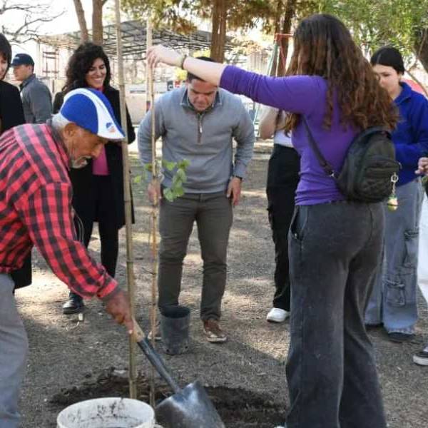 Ya se vive el Milagro 2026: Plantaron 20 lapachos en la plaza Macacha Güemes para recibir a los peregrinos