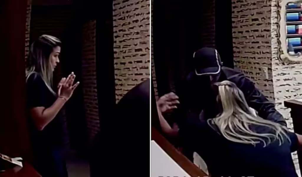 2 ladrones entraron a robar a un local de ropa y terminaron asistiendo a la empleada que se descompensó: "Tranquila, respirá"
