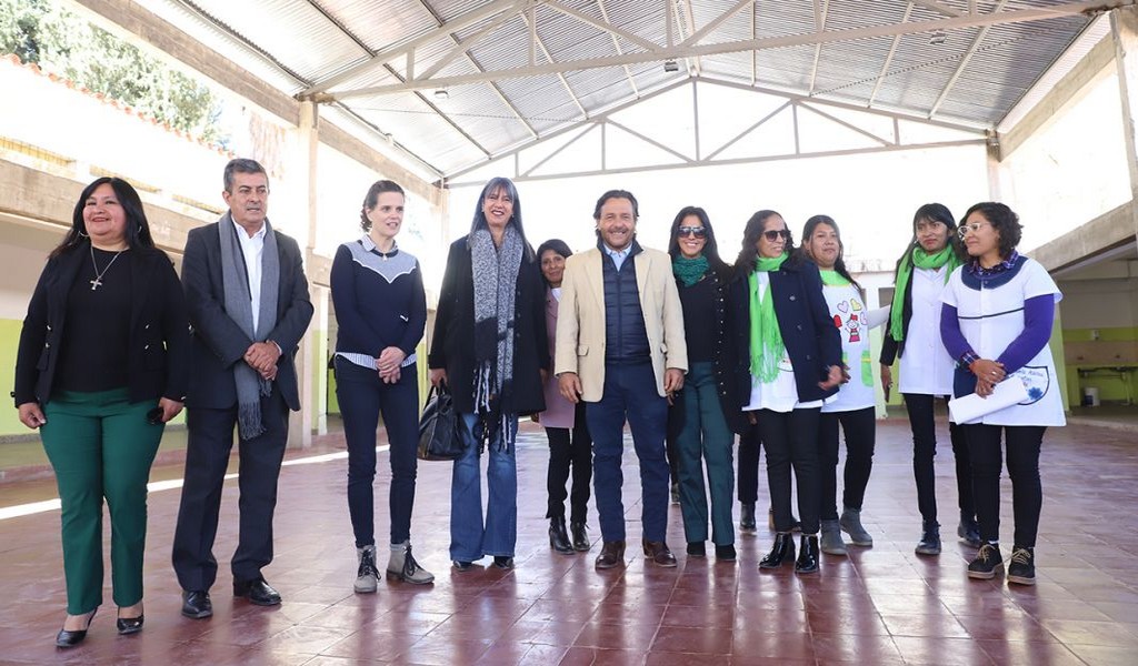 El gobernador Sáenz anunció que la Provincia retomó obras en la escuela Normal de Cafayate