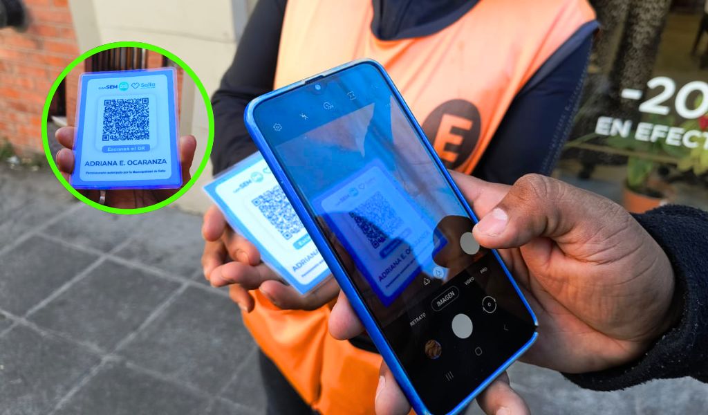 Hoy comenzó el pago del estacionamiento medido con QR en Salta