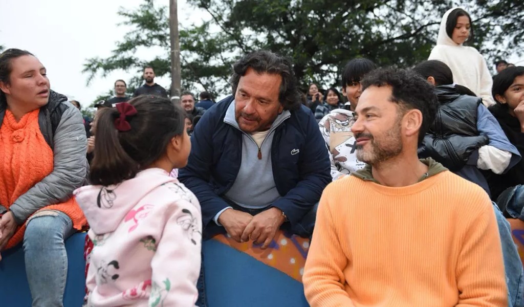 El gobernador Sáenz y el intendente Durand inauguraron las obras de mejora del anfiteatro del barrio Alto La Viña