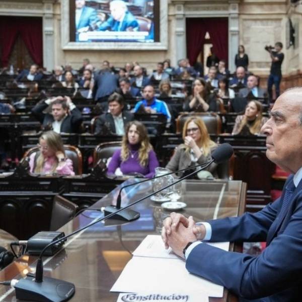 El ministro Francos le reclamó al Congreso la ley Anti-Barras y la baja de la edad de imputabilidad