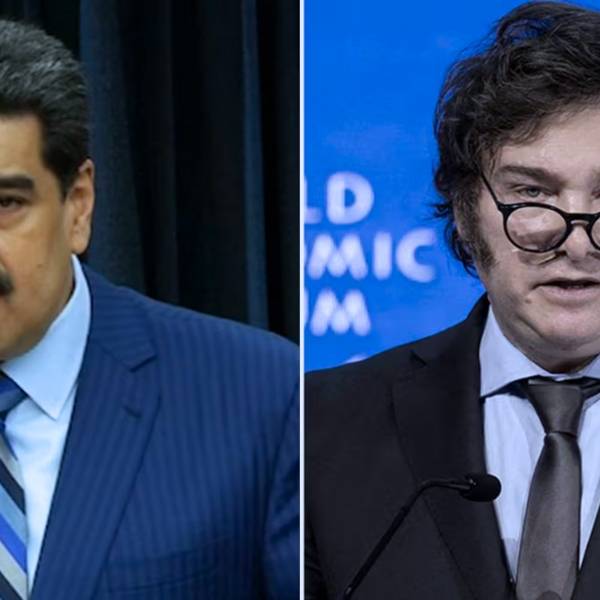 Durante su asunción como presidente de Venezuela, Maduro volvió a criticar a Milei: 