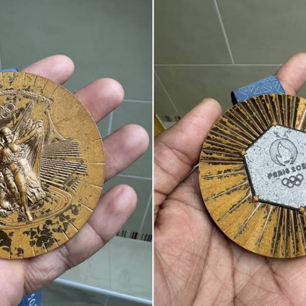 Polémica: más de 100 reclamos por el deterioro de las medallas de los Juegos Olímpicos de París 2024